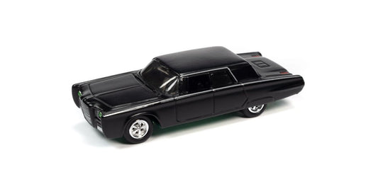 1:64 Green Hornet Chrysler Imperial Crown Custom, sort, 1966, Johnny Lightning