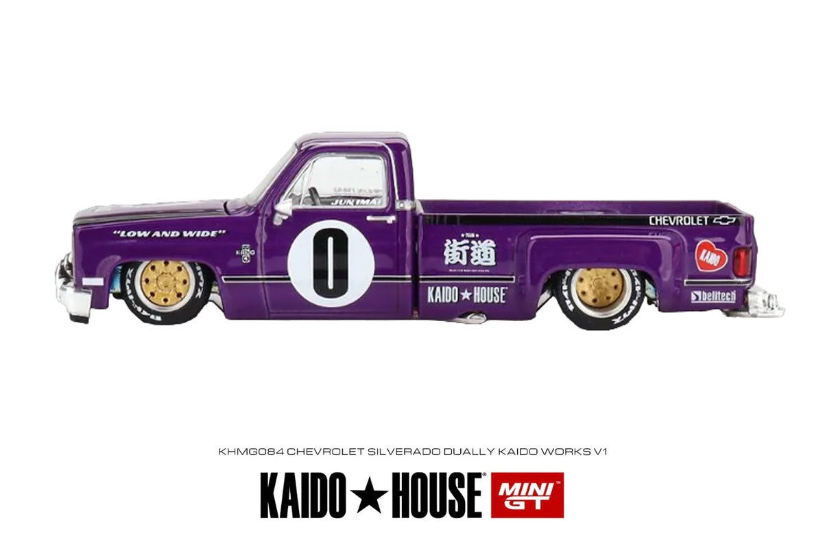 1:64 Chevrolet Silverado Dually, Kaido House, MiniGT
