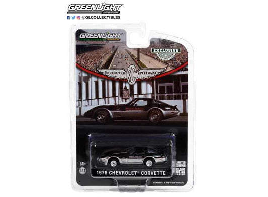 1:64 Chevrolet Corvette, 1978, 62. Indianapolis 500 Mile Race Official Pace Car, Greenlight GL30347