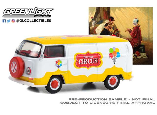1:64 VW T2 van, 1971,  The Circus Norman Rockwell serie, Greenlight