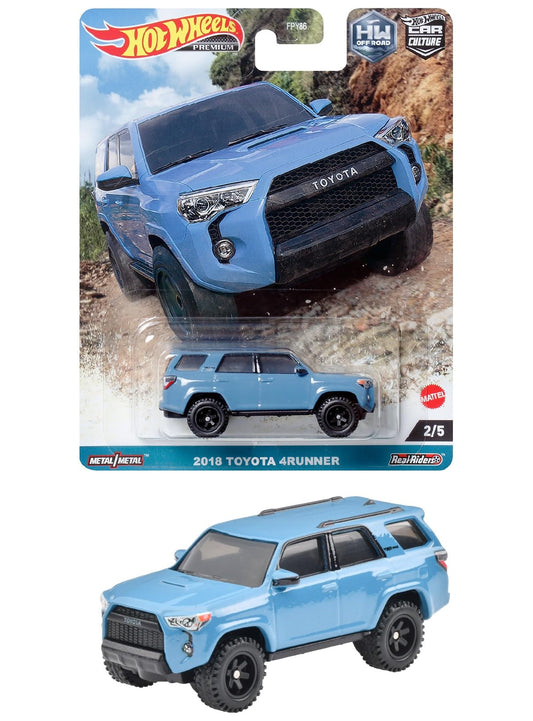 1:64 Toyota 4Runner, 2018, blå, Hot Wheels HKC73