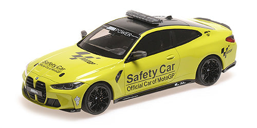1:18 BMW M4 Safety Car, 2021, Moto GP, gul, Minichamps 155020126, lukket model, limited