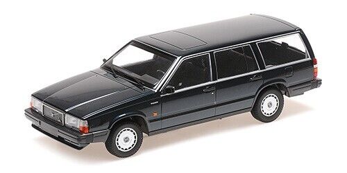 1:18 Volvo 740 GL st.car, 1986, mørkegrønmetallic, Minichamps 155171771, lukket model, limited