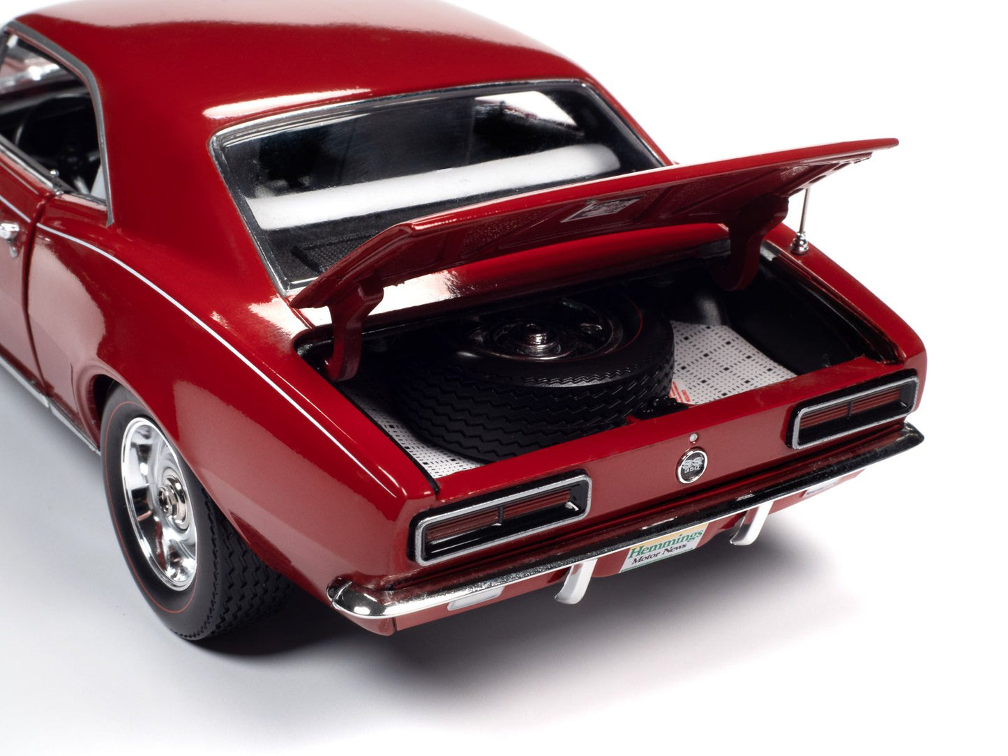 1:18 Chevrolet Camaro SS/RS Hemmings, 1967, rød, AutoWorld AMM1288, åben model