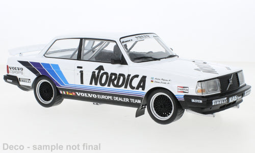 1:18 Volvo 240 Turbo, #1 Volvo Europe Dealer Team, Nordica ETCC, Cecotto/Olofsson, IXO, lukket model