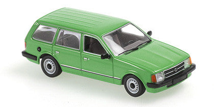 1:43 Opel Kadett D Caravan, 1979, grøn, Minichamps 940044111, lukket model