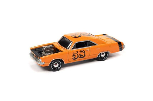 1:64 Dodge Dart (Spoilers), 1970, Orange, Johnny Lightning