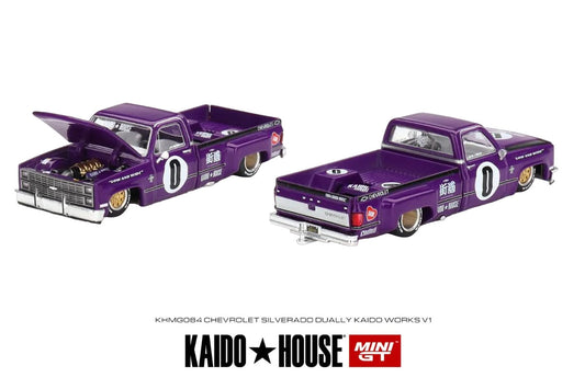 1:64 Chevrolet Silverado Dually, Kaido House, MiniGT