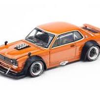 1:64 Nissan Skyline GT-R V8 Drift Hakosuka Pandem, Orangemetallic, Pop Race