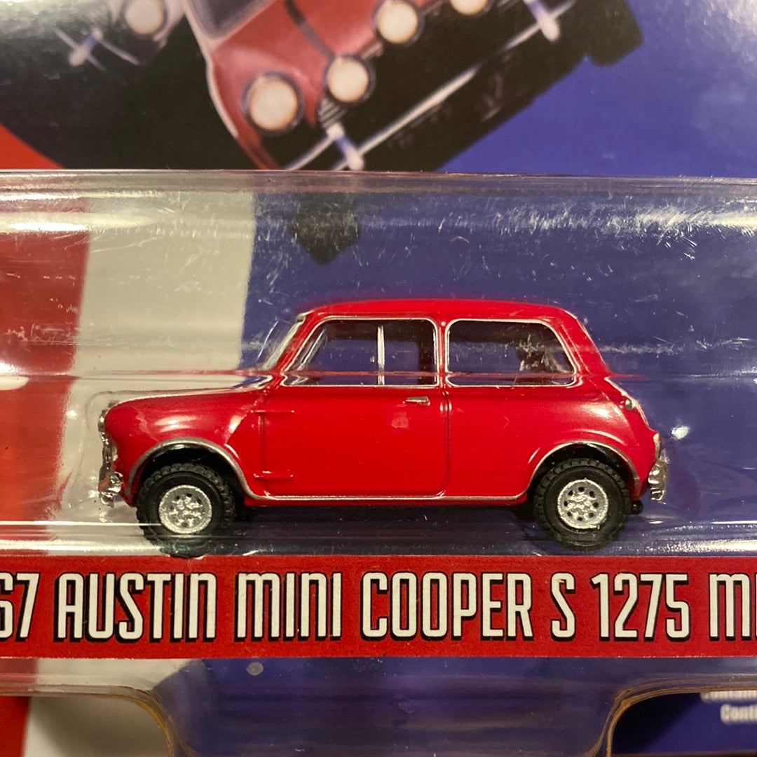1:64 Austin Mini Cooper S 1275 MKI, 1967, r¿d, The Italian Job, Greenlight