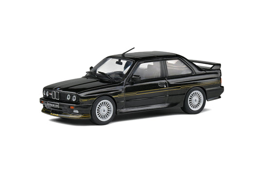 1:43 BMW Alpina E30 B6 3.5S, 1986, sort, Solido 4312002, lukket model
