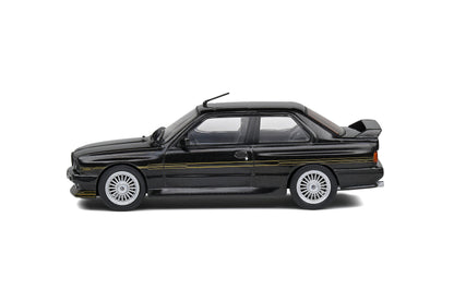 1:43 BMW Alpina E30 B6 3.5S, 1986, sort, Solido 4312002, lukket model