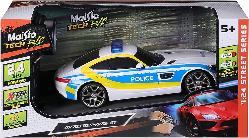 1:24 Mercedes-Benz AMG GT politibil, fjernstyret, Maisto