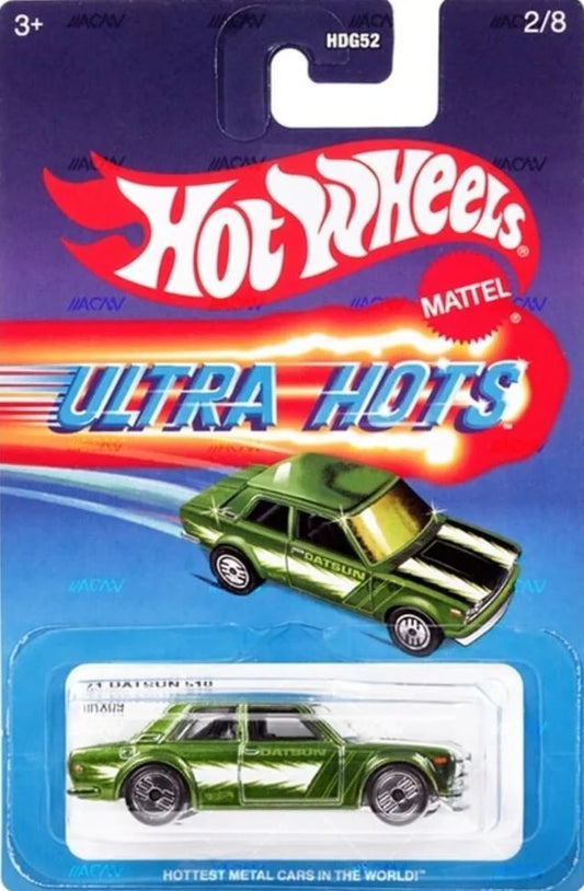 1:64 Datsun 510, 1971, HRX09 Hot Wheels, Ultra Hot