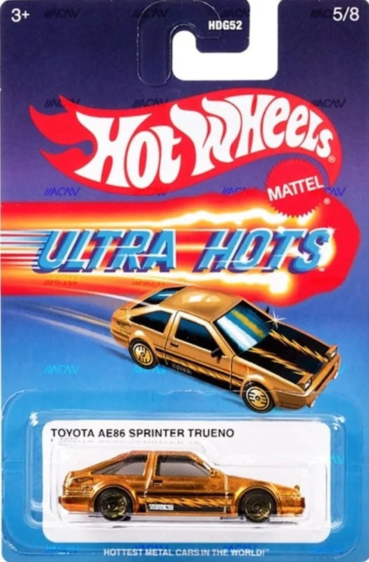 1:64 Toyota AE86 Sprinter Trueno, HRX12 Hot Wheels, Ultra Hot