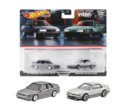 1:64 Nissan Sentra SE-R 1991 & Nissan Silvia (S13), Hot Wheels HYF04