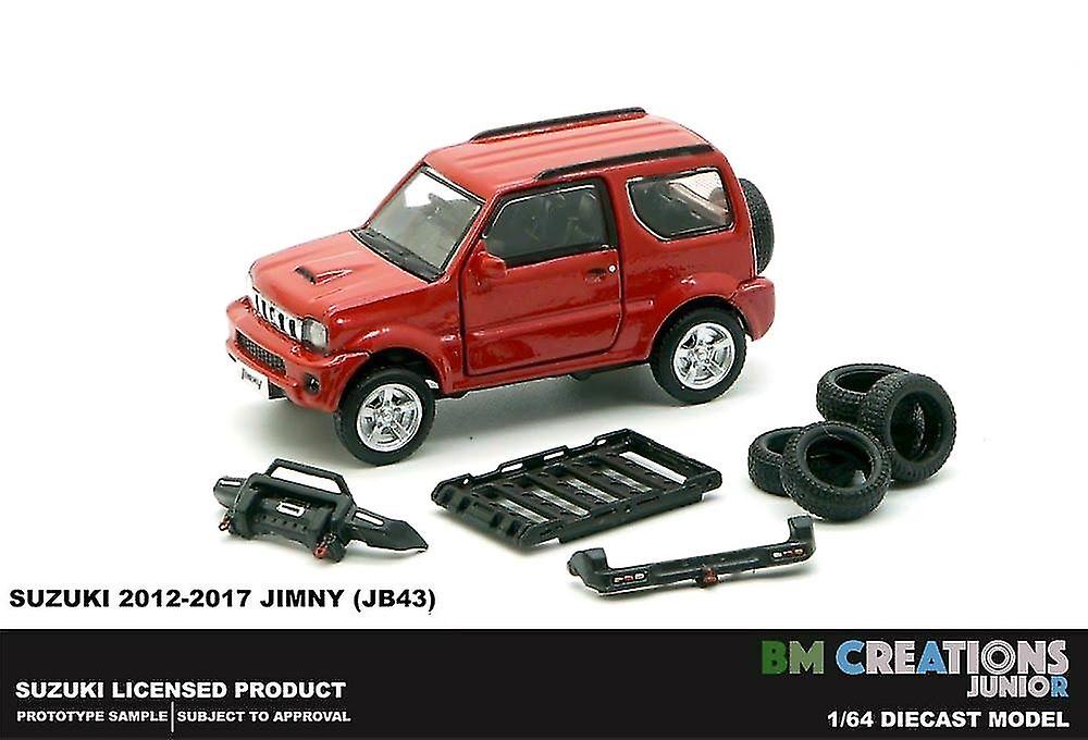 1:64 Suzuki Jimny JB43, rød, 1998, BM Creations