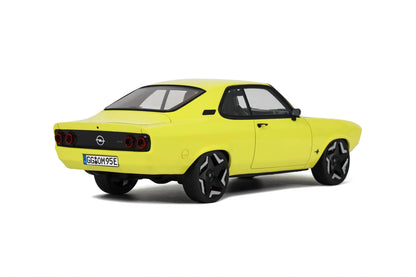 1:18 Opel Manta A GSE Elektromod, 2021, gul, OT434 Ottomobile, lukket model, limited 999 stk.
