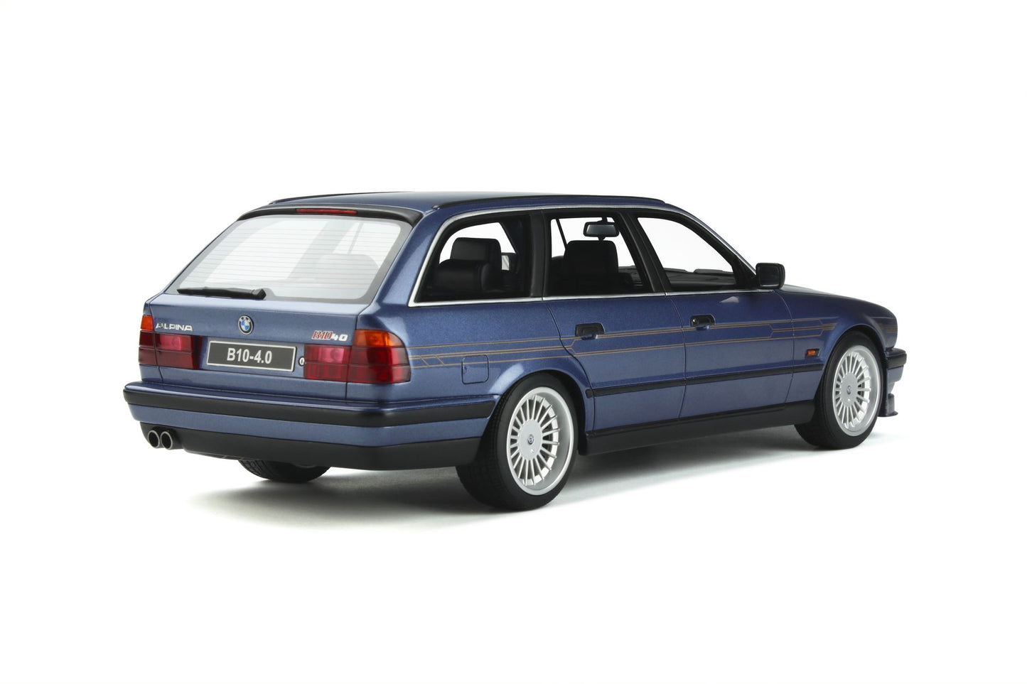 1:18 Alpina B10 4.0 BMW E34 Touring, 1995, blåmetallic, Ottomoible OT944, lukket model, limited