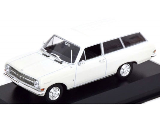 1:43 Opel Rekord A Caravan, 1962, hvid, Maxichamps, lukket model