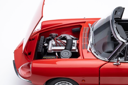 1:18 Alfa Romeo Spider 1600, 1966, rød, Touring Modelcars, åben model