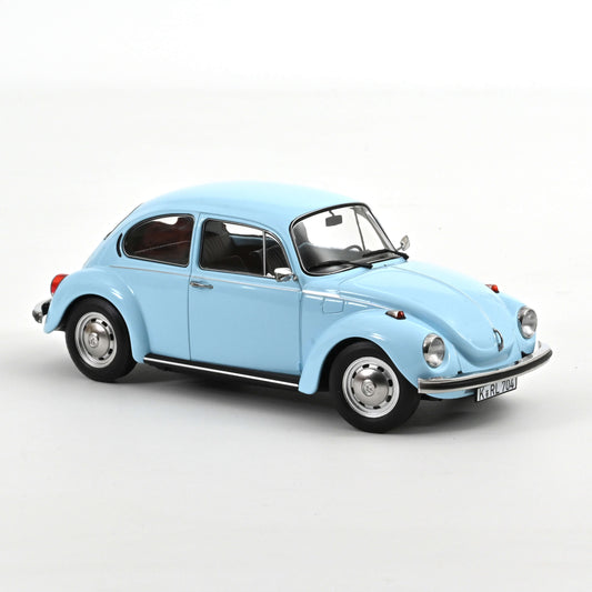 1:18 VW Beetle 1303, 1973, lyseblå, Norev 188532, lukket model