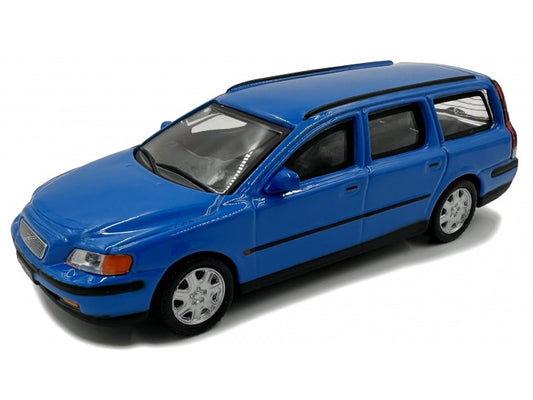 1:43 Volvo V70, 2008, blå, lukket model