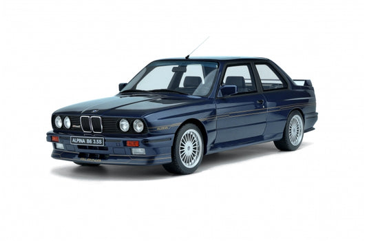 1:12 Alpina B6 3.5 BMW E30, 1986, blåmetallic, Ottomobile G074, lukket model, limited