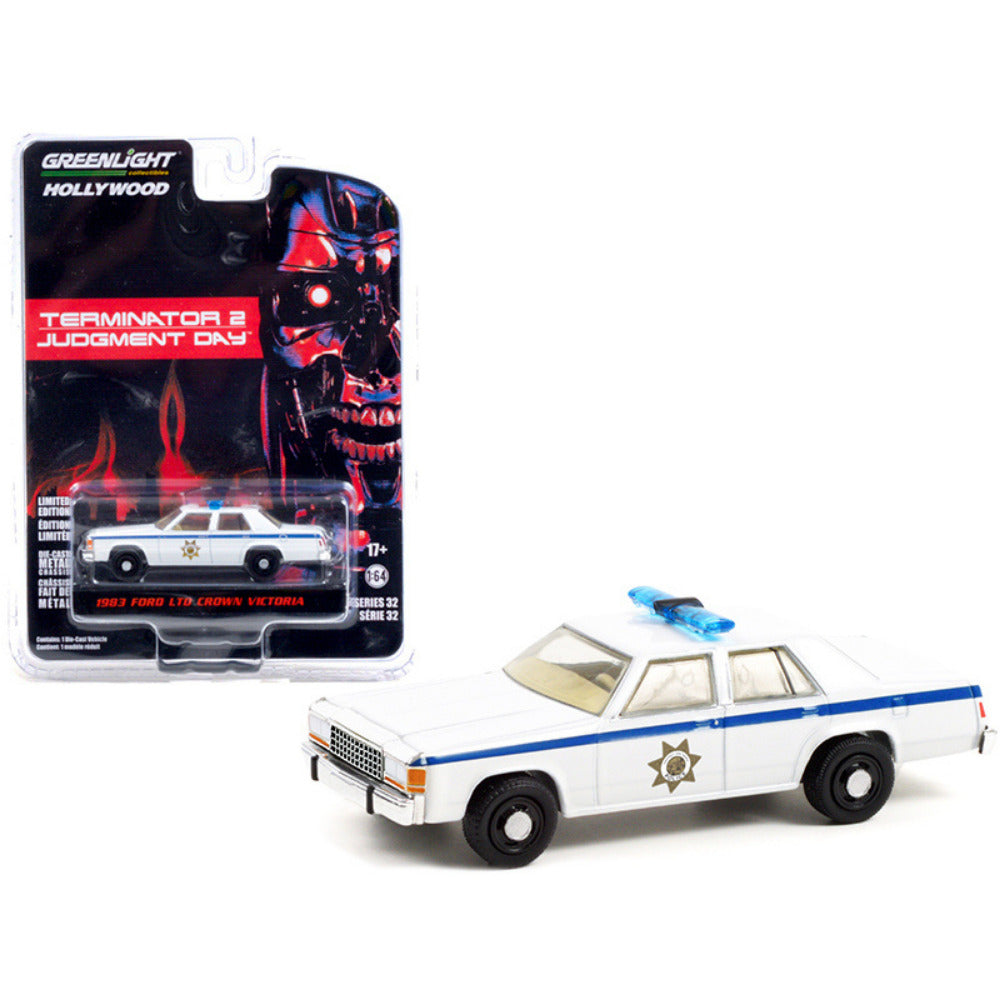 1:64 Ford LTD Crown Victoria Police, 1983, Terminator II, Greenlight 44920-D