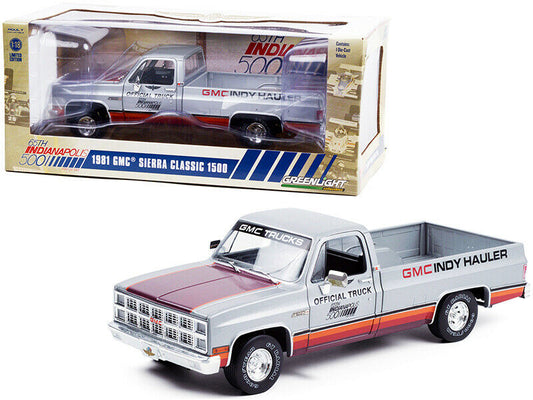 1:18 GMC Sierra 1500 Classic Pick-Up, Official Truck 65th. Indianapolis 500 Mile Race 1981, Greenlight 13563, åben model