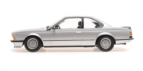 1:18 BMW 635 CSI Coupé, 1982, sølvmetallic, Minichamps 155028107, lukket model
