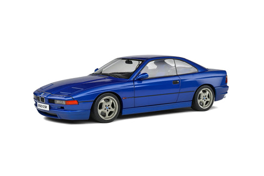 1:18 BMW 850 CSI Coupé E31, 1990, blåmetallic, Solido 1807001, delvis åben model