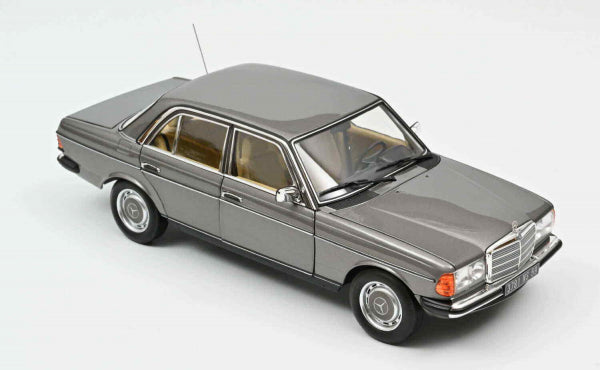 1:18 Mercedes-Benz 200 W123, 1982, Anthrazit metallic, Norev 183713, åben model