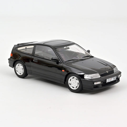 1:18 Honda CRX, 1990, sort, Norev 188010, lukket model