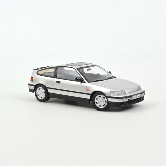 1:18 Honda Civic CRX, 1990, sølvmetallic, Norev 188011, lukket model