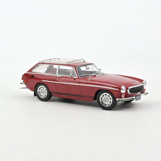 1:18 Volvo 1800 ES US version, 1972, rød, Norev 188723, delvis åben model (kan åbne bagklappen)
