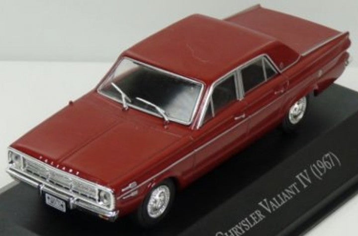 1:43 Chrysler VALIANT IV 1967, rød, Atlas, lukket model
