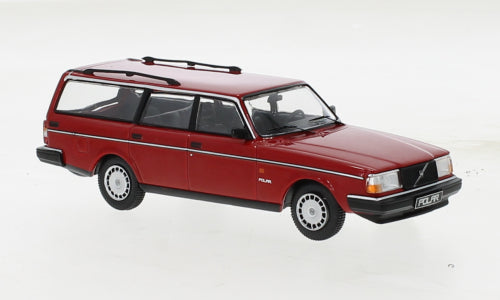 1:43 Volvo 240 Polar, rød, IXO, lukket model