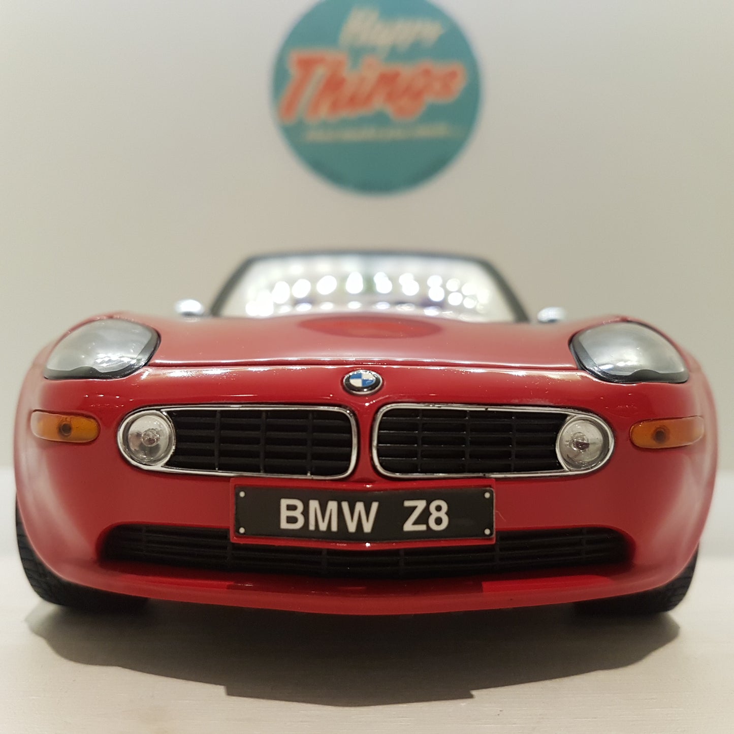 1:18 BMW Z8, Kyosho, rød, åben model