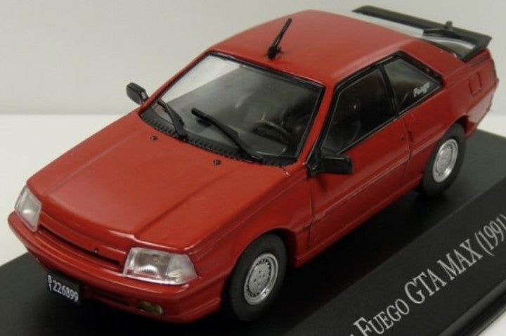 1:43 Renault Fuego GTA MAX, 1991, rød, Atlas, lukket model