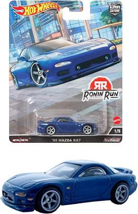 1:64 Mazda RX7, 1995, Hot Wheels, HCK13, Ronin Run