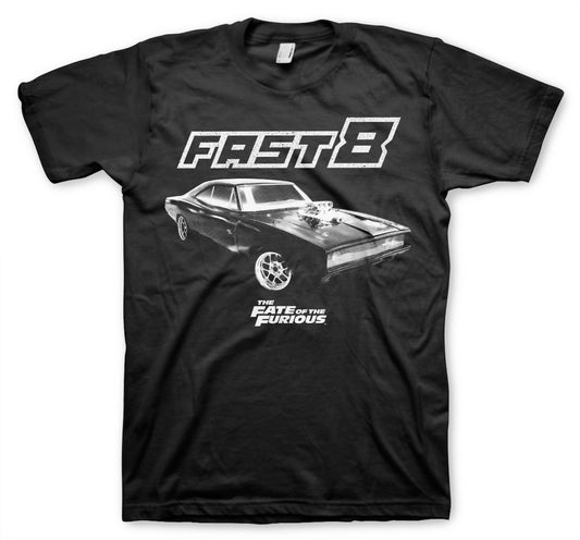 Fast&Furious 8 Dodge T-shirt, sort, XXL