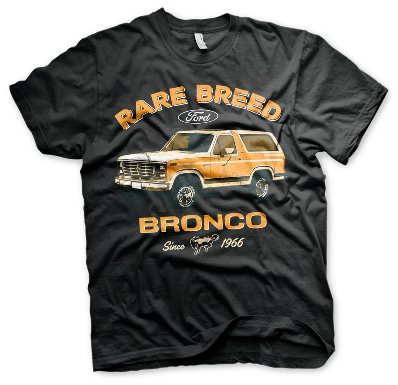 Ford Bronco - Rare Breed T-Shirt, Sort, XL
