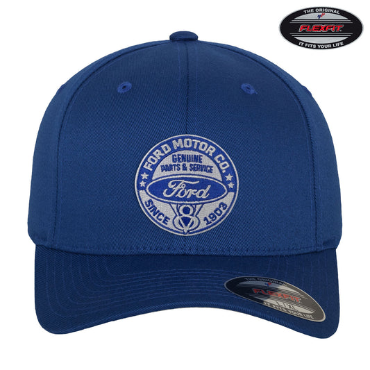 Ford Motor Co Flexfit Baseball Cap, Blå, S/M