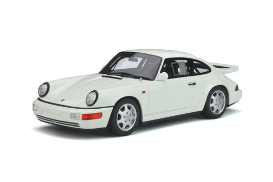 1:18 Porsche 911 964 Carrera 4 Lightweight, Grand Prix White, GT319, GT Spirit, lukket model, limited 999 stk.