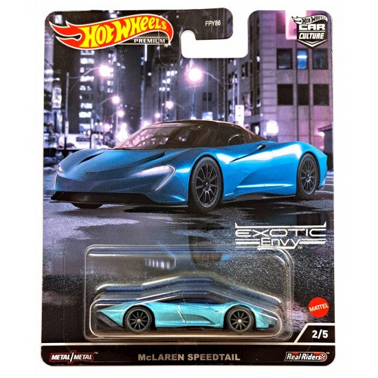 1:64 McLaren Speedtail, lyseblå, HCJ92, Hot Wheels
