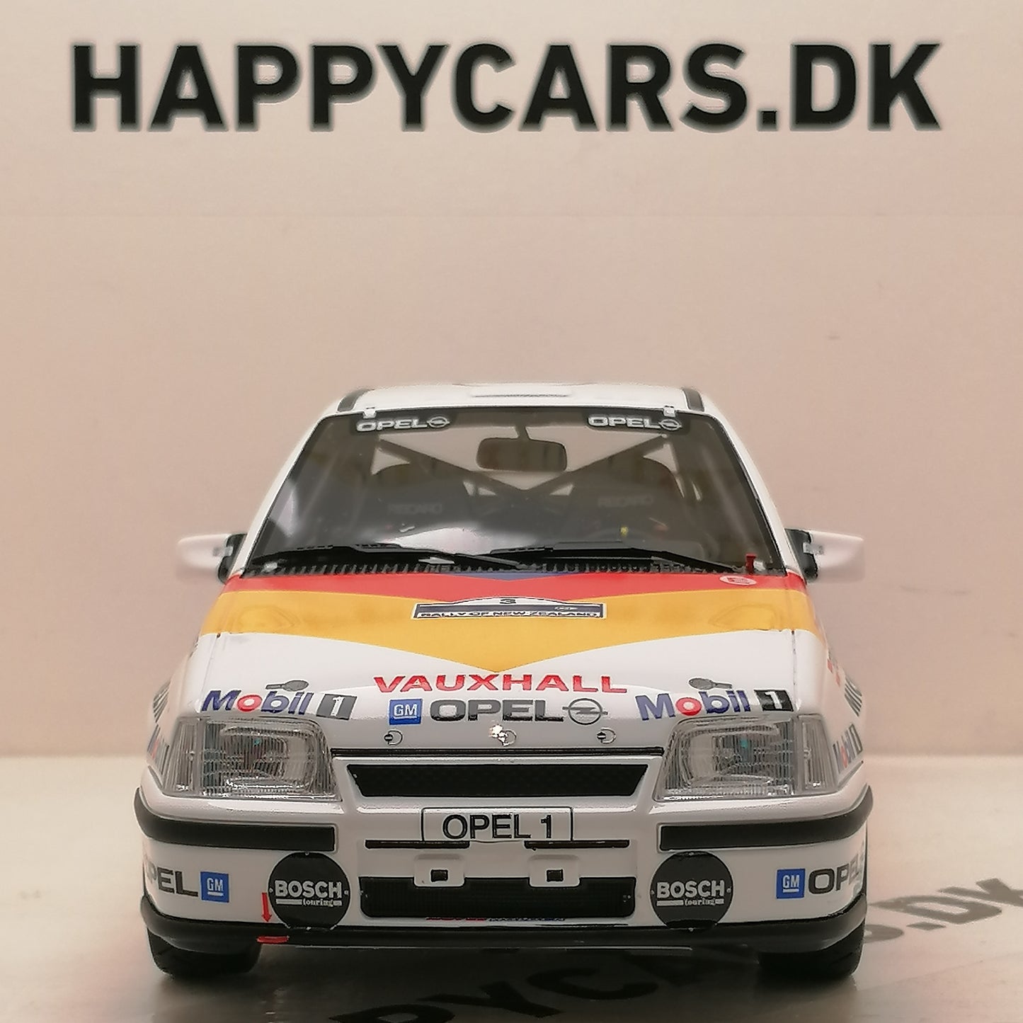 1:18 Opel Kadett GSI Gr. A #3 Rally New Zealand, 1988, S.Haider/F.Hinterleitner, Ottomobile, OT915, limited 2.500 stk., lukket model