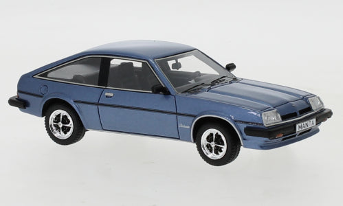 1:43 Opel Manta B CC Berlinetta, blåmetallic, NEO, lukket model
