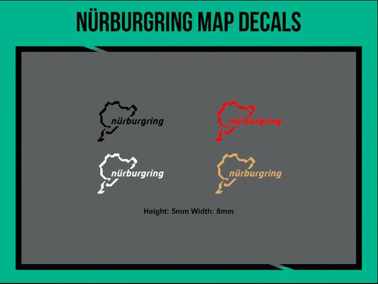 Nürburgring Map Decal, tuning