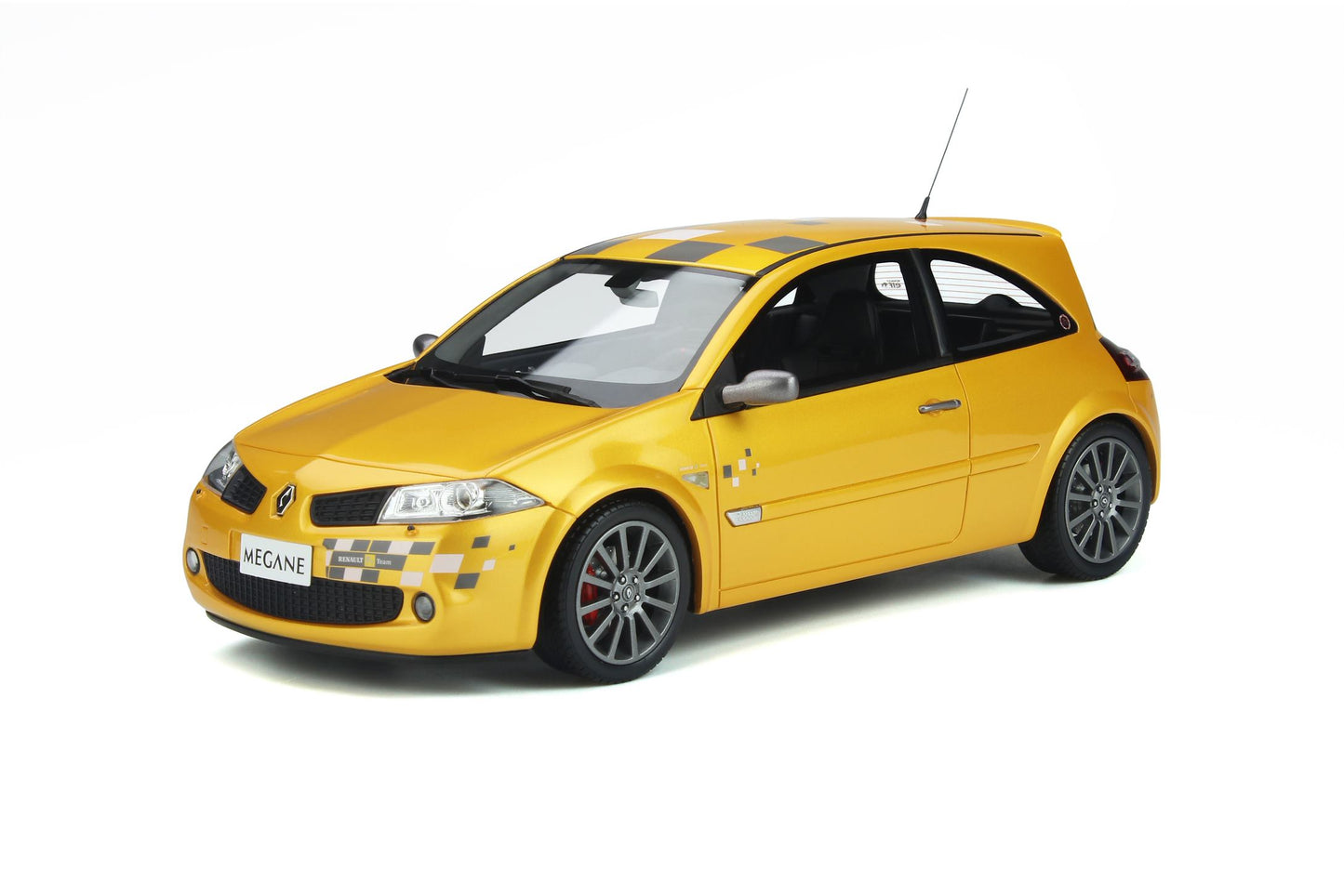 1:18 Renault Megane 2, phase 2, Renault F1 Team Edition, 2002, guldmetallic, OT914, Ottomobile, limited 4.000 stk., lukket model